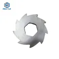 High wear-resistant recycled metal trash shredding blade